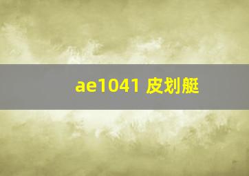 ae1041 皮划艇